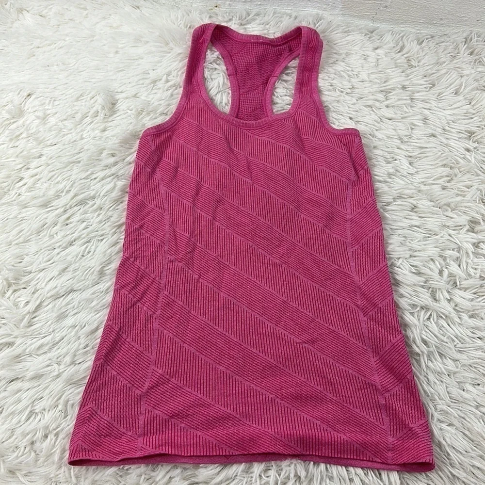 Lululemon Run: Swiftly Tech Racerback Heathered Jewelled Magenta